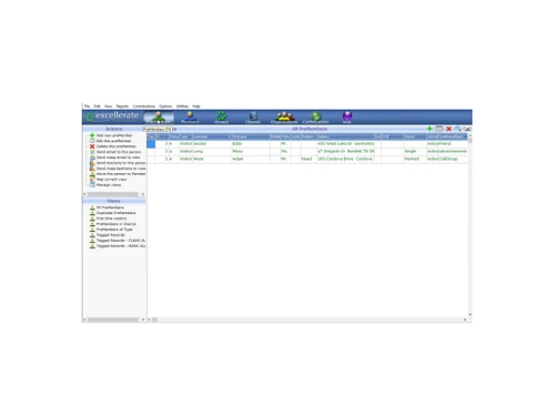 excellerate church management software members