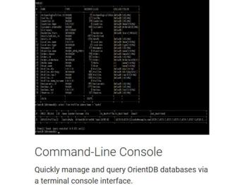 OrientDB Command Line Console