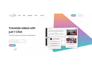 translatevideo video dubbing