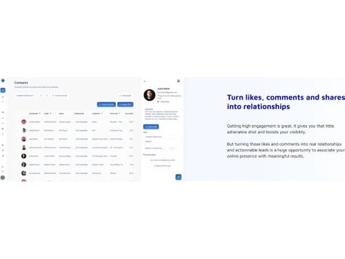 Taplio Turn likes, shares and comments