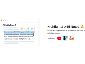 Glasp Add notes