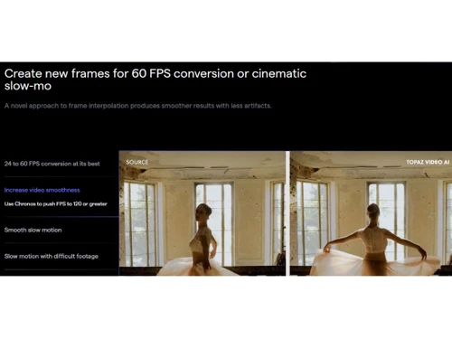 Topaz Video AI Cinematic
