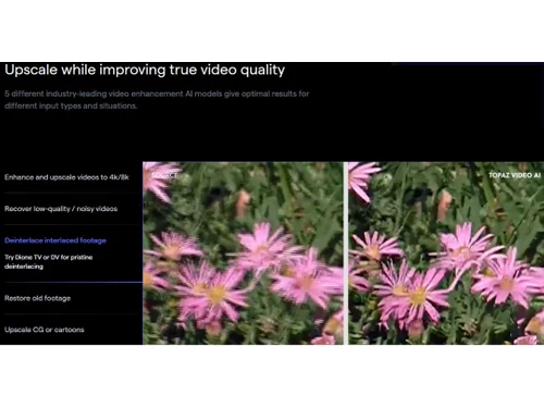 Topaz Video AI Upscale Quality