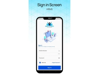 Vision HRMS Sign in Screen