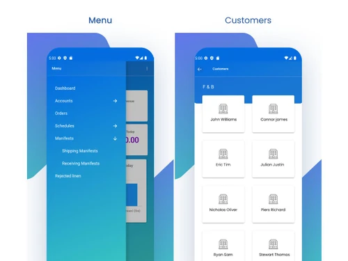 LinenTech-menu