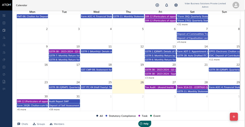 Compliance Calendar