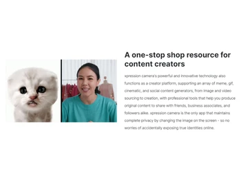 Xpression Camera Content creator platform