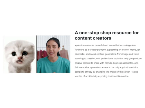 Xpression Camera Content creator platform