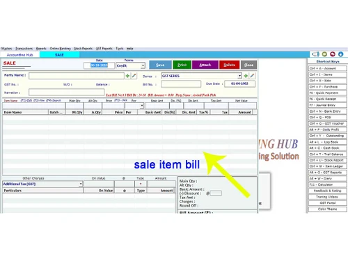 accounting hub sales