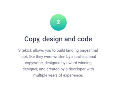 SiteKick Copy Design Code