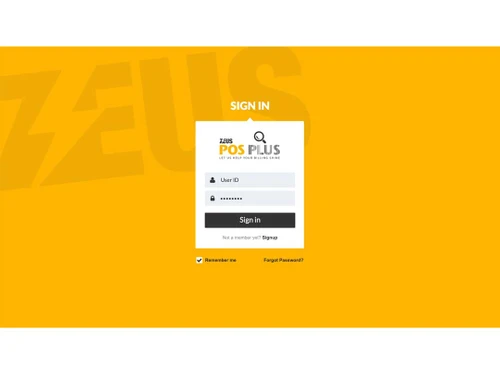 zeus-pos login