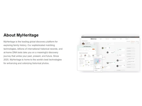 AI Time Machine-About MyHeritage
