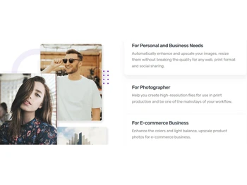 AI Image Enlarger social sharing