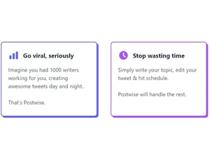 Postwise AI-Create awesome tweets