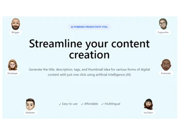 MetaGenieAI Content creation