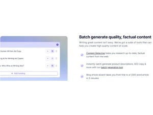 Hypotenuse AI Factual content