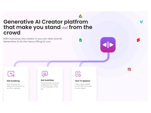 Dubverse AI Creator platfrom