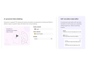 Dubverse AI powered video dubbing