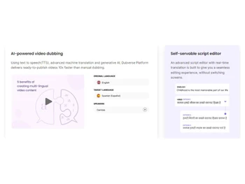 Dubverse AI powered video dubbing