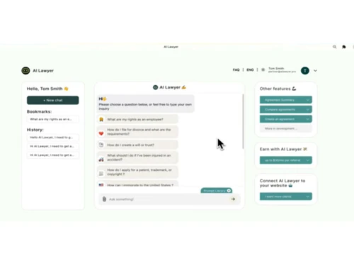 AI Lawyer Dashboard