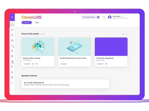cleverlms software-homepage
