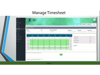 Mitigo HRMS-Manage time sheet