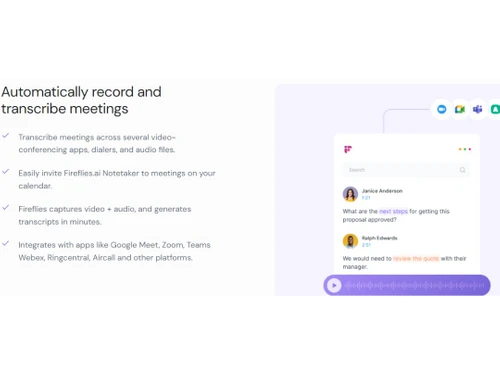 Fireflies Transcribe Meeting