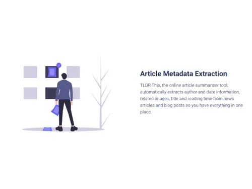 TLDR this Article Metadata Extraction