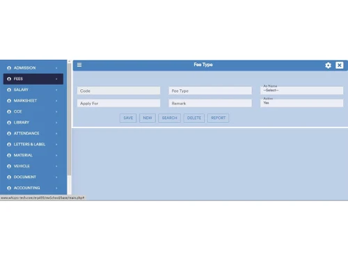 Whizzo School Management fee management
