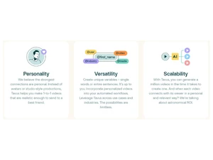Tavus Personality & Versatility