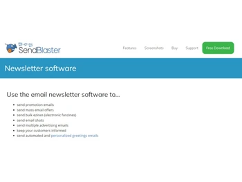 sendblaster dashboard