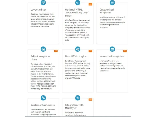 sendblaster features