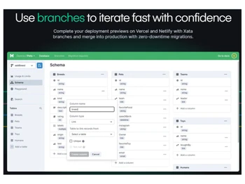 Xata Iterate fast using branches
