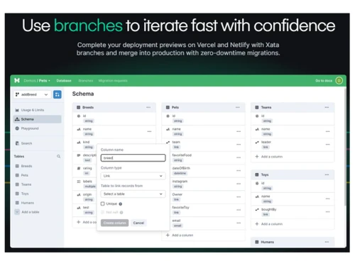 Xata Iterate fast using branches