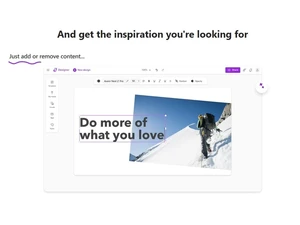 Microsoft designer Remove content