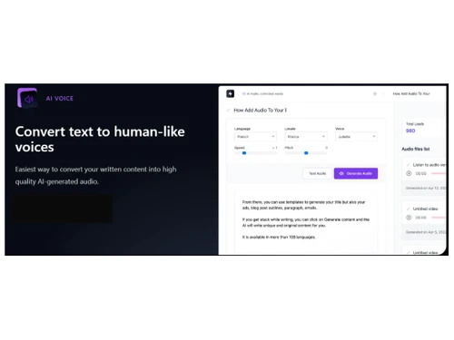 Thundercontent-Text to voices