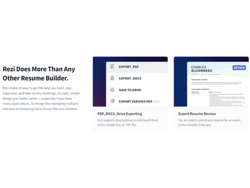 Rezi Resume Builder
