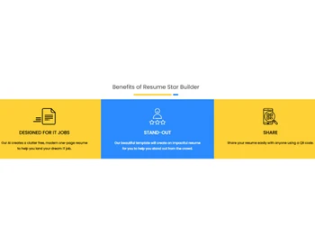 ResumeStar Satnd out