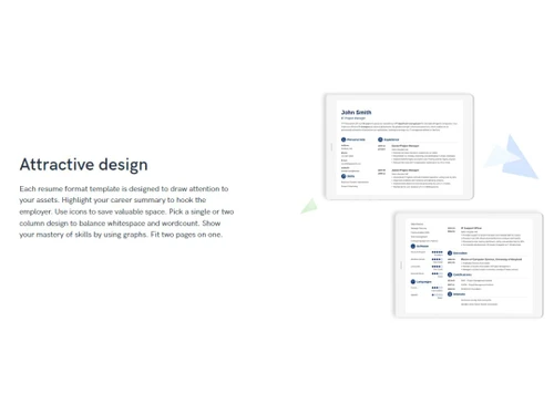 Zety-Attractive Design