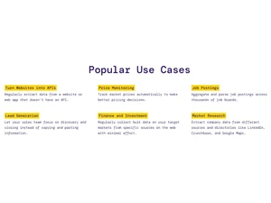 Kadoa Popular use cases
