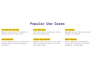 Kadoa Popular use cases