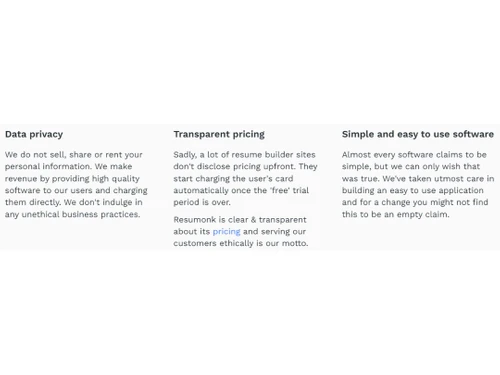 Resumonk-Data privacy & Transparency