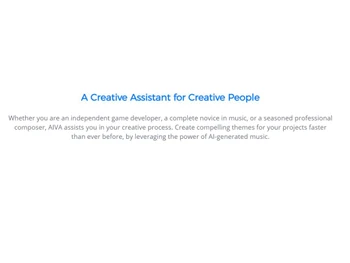Aiva A creative assistant