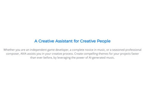 Aiva A creative assistant