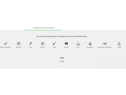 Aiva Compose with preset styles