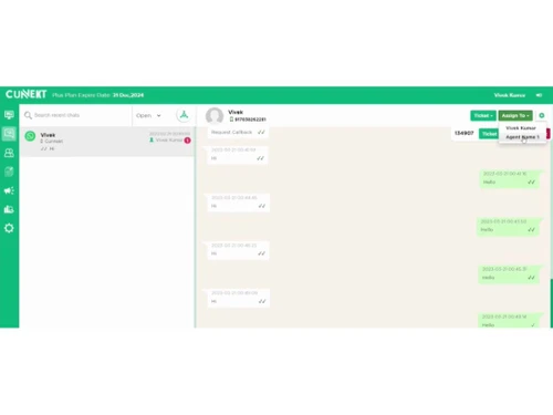 cunnekt agent whatsapp