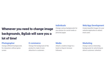BgSub Marketing