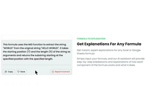 Sheetplus-Formula to explanation