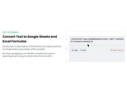 Sheetplus-Text to formula