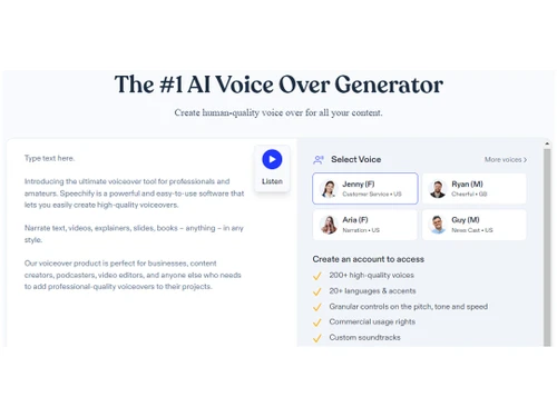 speechify ai voice generator